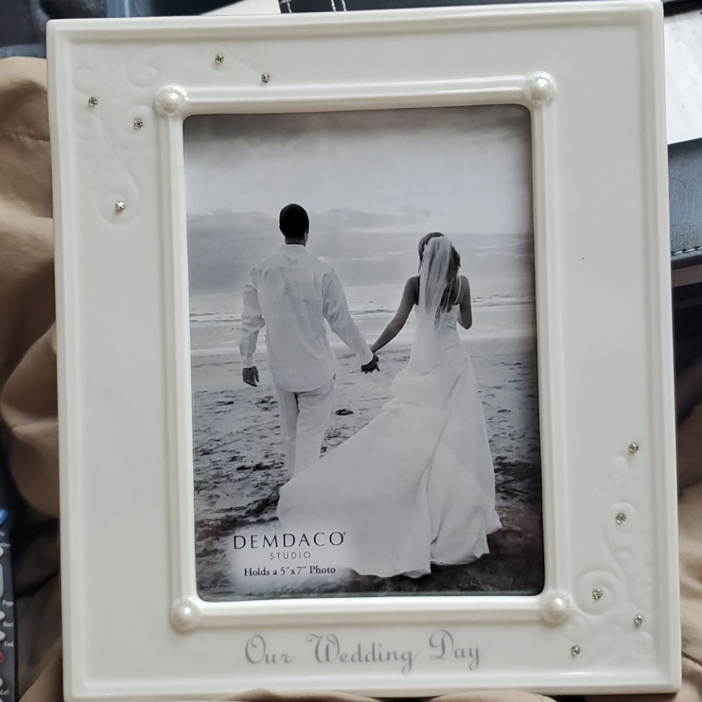 Ceramic picture frame